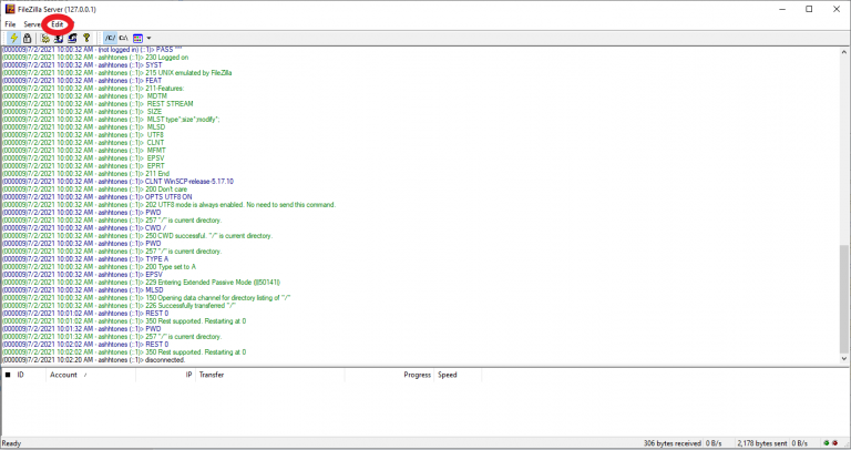 FileZilla Client image2