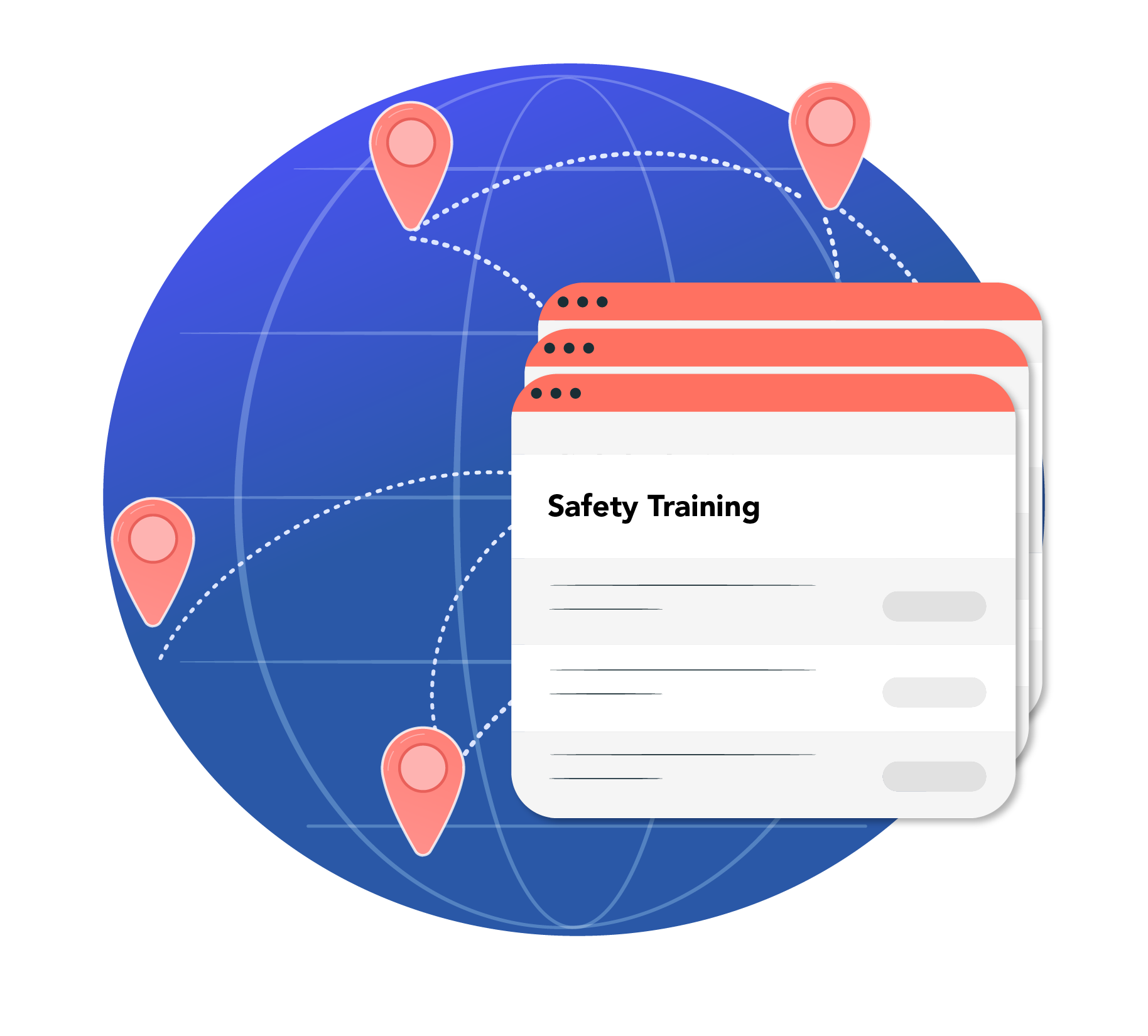 Track Multiple Safety Trainings around the globe