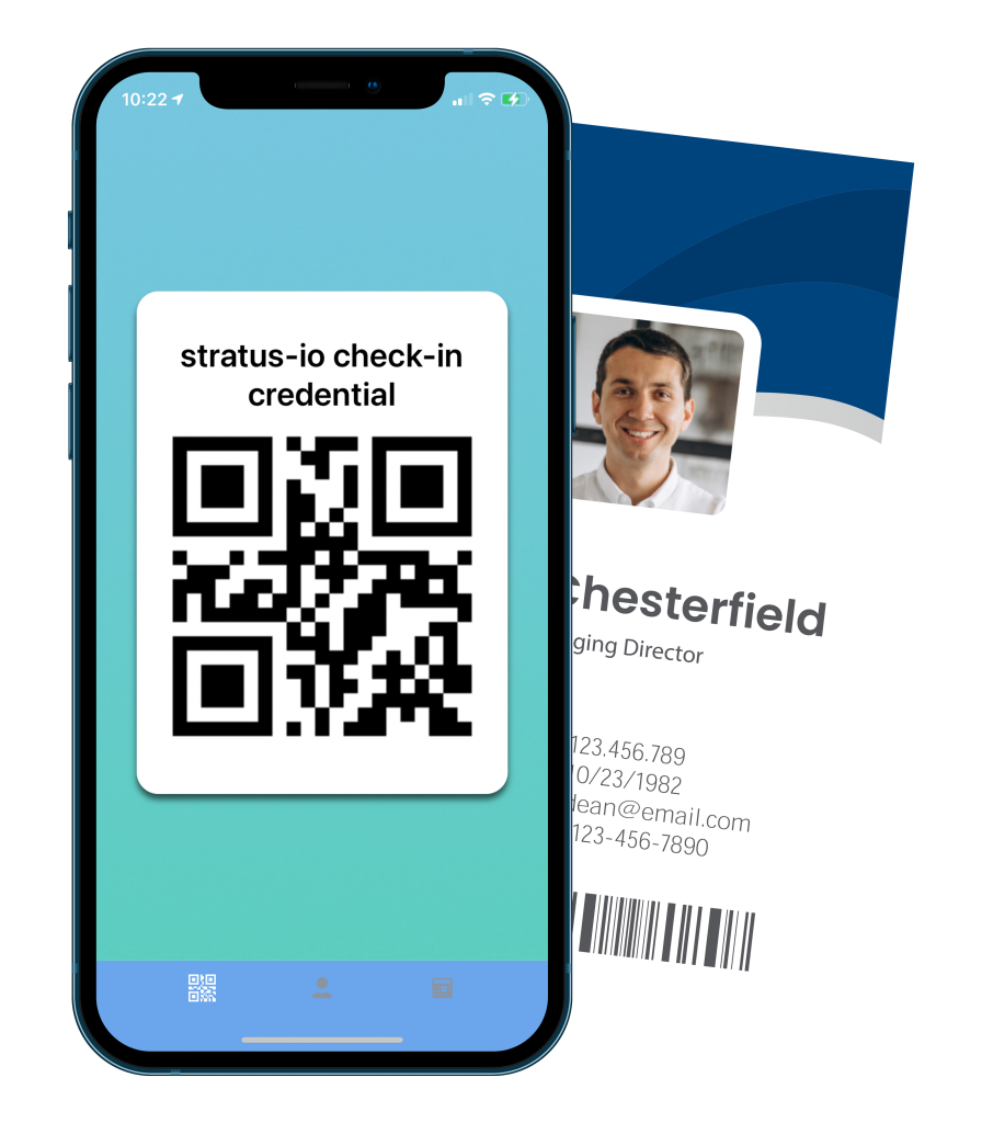 Stratus-io Remote Check-in visitor management QR Code