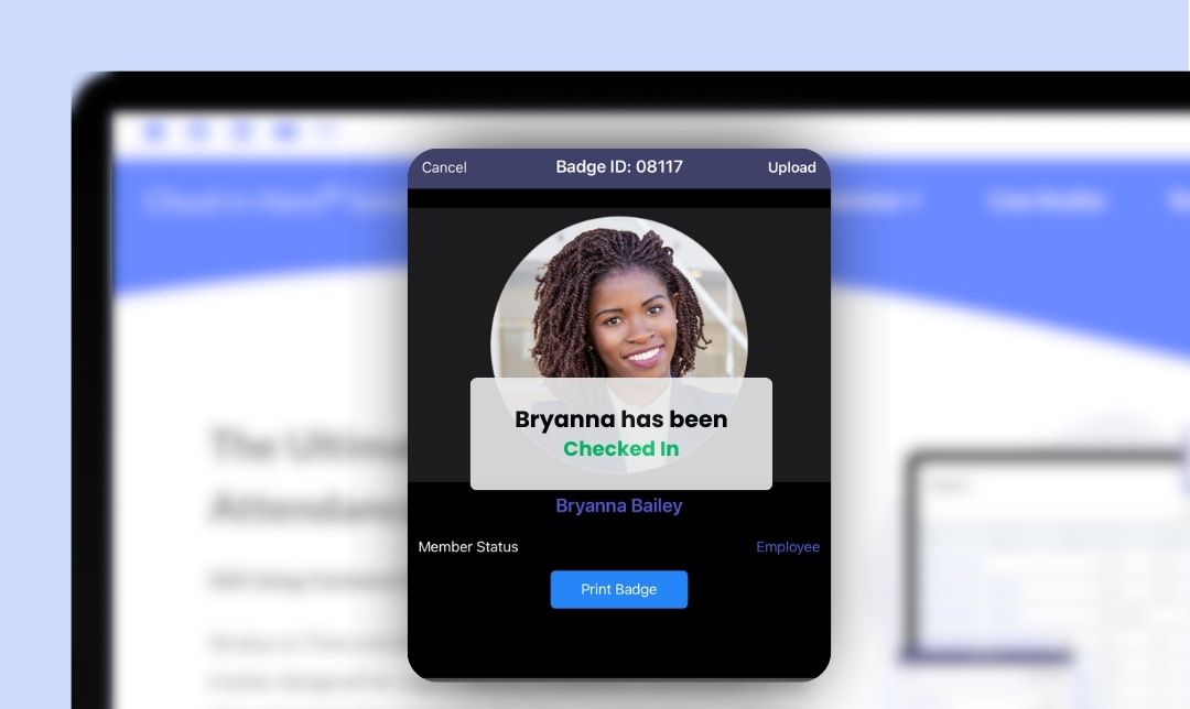 Real-time check-in using Stratus-io Time and Attendance Software