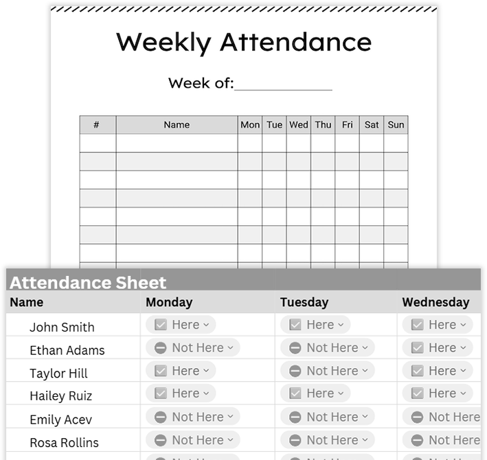 Manual Check-in Process replaced with Attendance Software